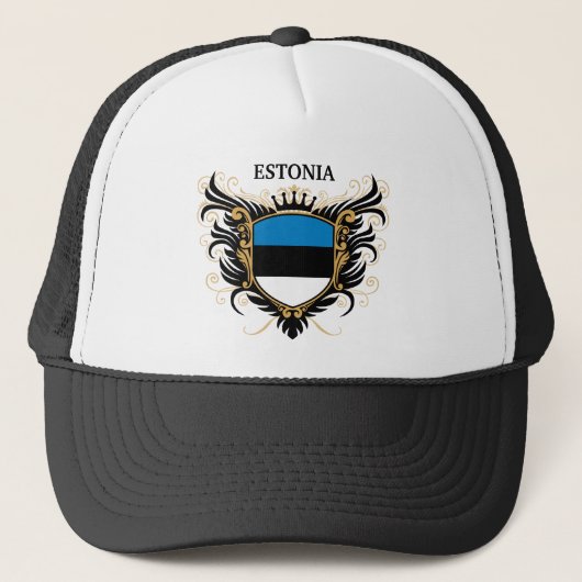 Estland [personaliseren] trucker pet (Voorkant)