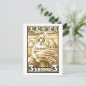  Estland Postzegelontwerp Briefkaart (Staand voorkant)