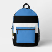 Estland rugzak, patriottisch, Estse Vlag Bedrukte Rugzak (Voorkant)