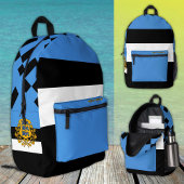 Estland rugzak, patriottisch, Estse Vlag Bedrukte Rugzak