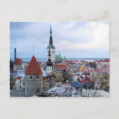 Estland Skyline Briefkaart (Voorkant)