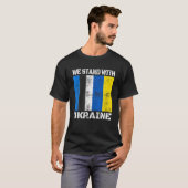 Estland steunt Oekraïne We staan voor Oekraïne EE T-shirt (Voorkant volledig)