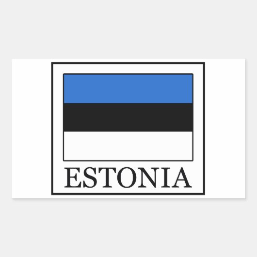 Estland sticker (Voorkant)