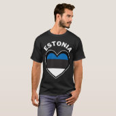 Estland t-shirt (Voorkant volledig)