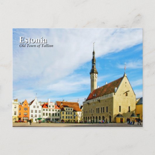 Estland Tallinn Briefkaart (Voorkant)