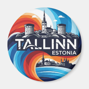 Estland Tallinn Reizen Magneet
