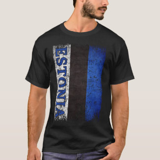 Estland Vlag Cadeau Vrouwen Mannen Kinderen Estlan T-shirt