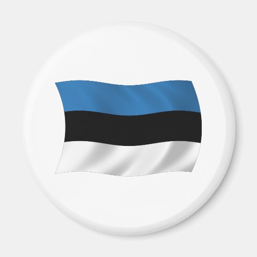 Estland Vlag Magneet (Voorkant)