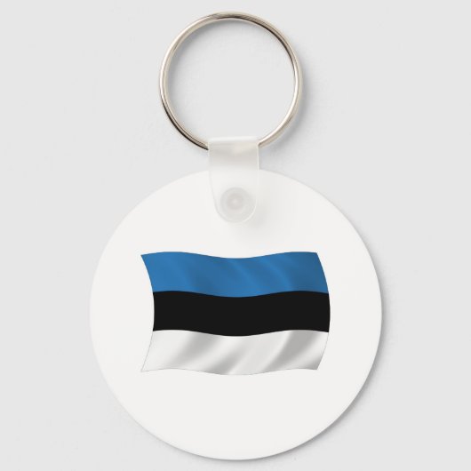 Estland Vlag Sleutelhanger (Voorkant)