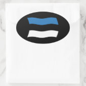 Estland Vlag Sticker (Tas)