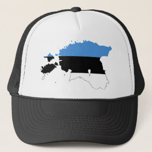 Estland-vlaggenkaart EE Trucker Pet