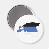 estland - vlaggestaat magneet (Voorkant / Achterkant)