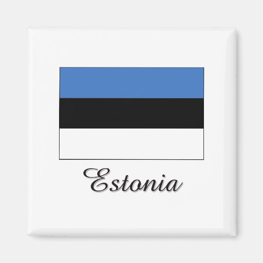 Estland vlagontwerp magneet (Voorkant)