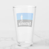 Estland Voetbal Glas (Achterkant)