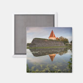 Estland, Westerne Estland, Saaremaa Magneet (Voorkant / Achterkant)