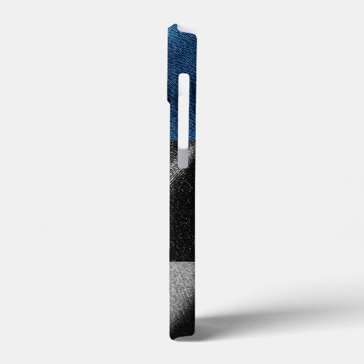 Estland zijde vlag Case-Mate iPhone case (Achterkant / Links)