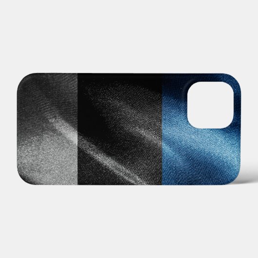 Estland zijde vlag Case-Mate iPhone case (Achterkant (horizontaal))