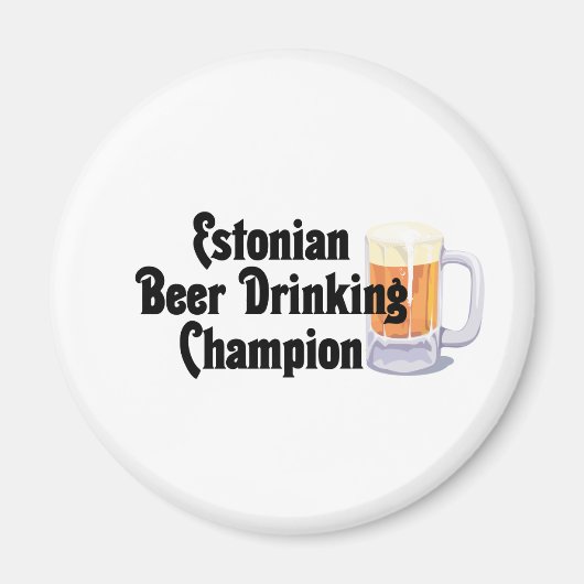 Estlands Drink bierkampioen Magneet (Voorkant)