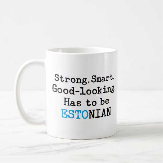 estlands sterk koffiemok (Links)