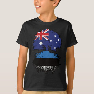 Estlandse Australische Australische boomstammen T-shirt