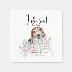 Estlandse hond hond wedding Cocktail Napkins Servet