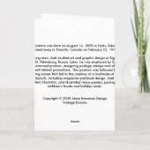 Estlandse jongen + meisje kerst Kaart (Achterkant)