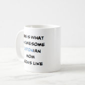 Estlandse moeder, geweldig koffiemok (Voorkant links)