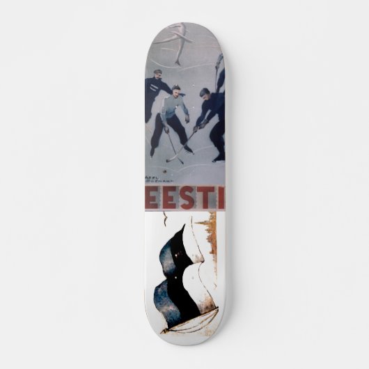 Estlandse Winterspelen Skateboard (Voorkant)