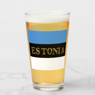 ESTONIA BEER GLASS GLAS