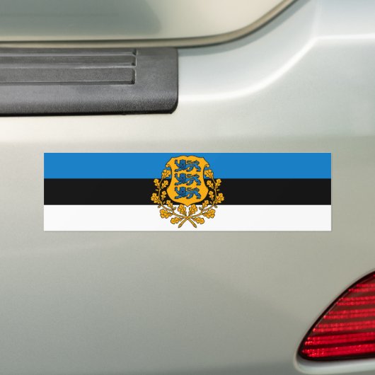 Estonia Bumpersticker (Op auto)