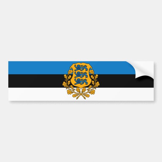 Estonia Bumpersticker (Voorkant)
