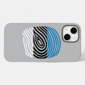 Estonia DNA Case-Mate iPhone Case (Achterkant (horizontaal))