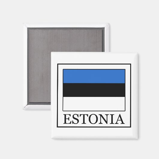 Estonia Magneet (Voorkant / Achterkant)