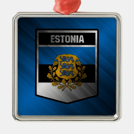 Estonia Metalen Ornament (Voorkant)