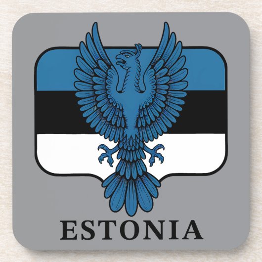 Estonia Northern Europe Bier Onderzetter (Voorkant)
