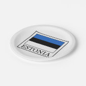 Estonia Papieren Bordje (Gekanteld)