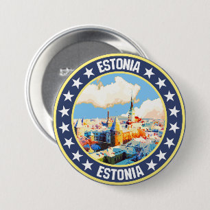 Estonia Ronde Button 7,6 Cm