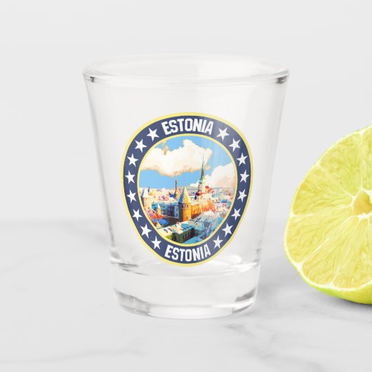 Estonia Shot Glas (Voorkant)
