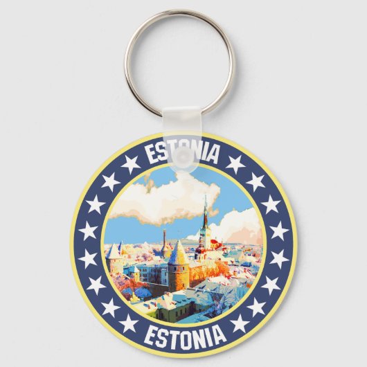 Estonia Sleutelhanger (Voorkant)