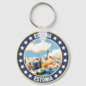 Estonia Sleutelhanger (Achterkant)