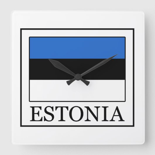 Estonia Vierkante Klok (Voorkant)