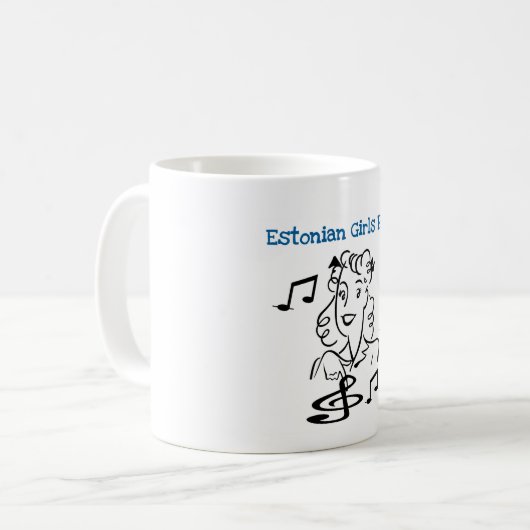 Estonian Girls Rock Koffiemok (Voorkant links)