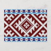 Estonian Pick-up Woven Belt Pattern Briefkaart (Voorkant)