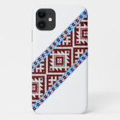 Estonian Pick-up Woven Belt Pattern Case-Mate iPhone Case (Achterkant)