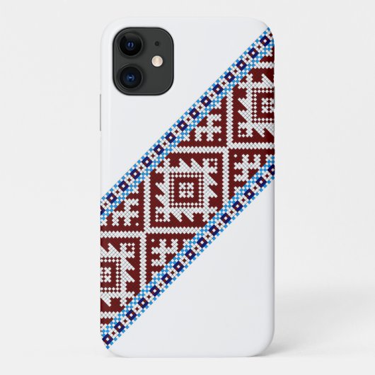 Estonian Pick-up Woven Belt Pattern Case-Mate iPhone Case (Achterkant)