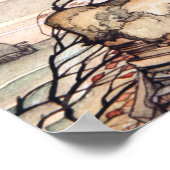 Estonian Vikings on Horseback, Waterverf Poster (Hoek)