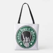 Estorbas Cabron Winkelcentrum Tote Bag (Achterkant)