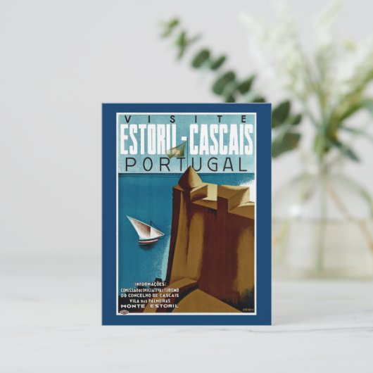 Estoril-Cascais in Portugal Briefkaart (Staand voorkant)