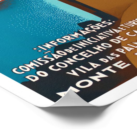 Estoril Cascais Portugal — Poster voor het reizen  (Hoek)