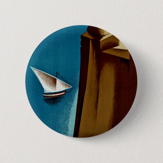 Estoril - Cascais Portugal Ronde Button 5,7 Cm (Voorkant)